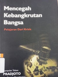 Image of Mencegah Kebangkrutan Bangsa